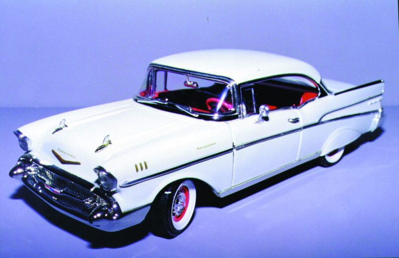 Ertl 57 Chevy Bel Air Sport Coupe white Limited Edition 12 500