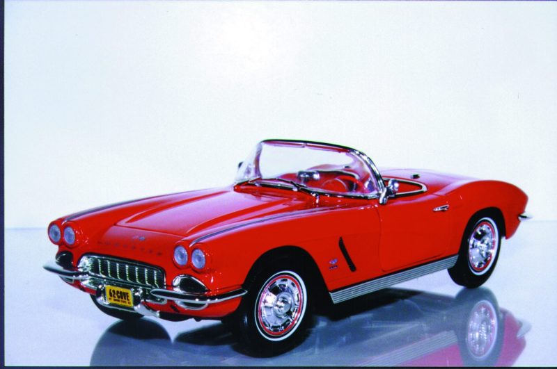 Ertl 62 Chevy Corvette Conv red also in HT 50th Anniversary red