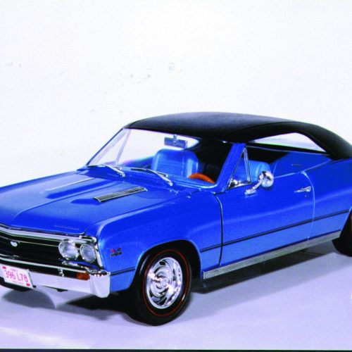 Ertl 67 Chevy Chevelle SS L 78 ST marina blueblack