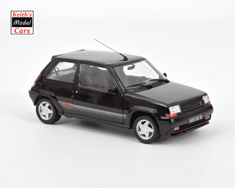 renault supercinq gt turbo 1989 black 1 18 3 0